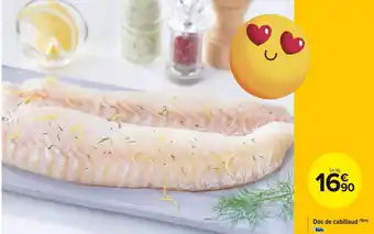Carrefour Market Dos de cabillaud offre