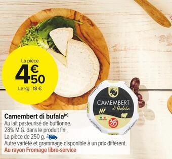 Carrefour Market Camembert di bufala offre
