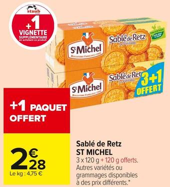 Carrefour Market St michel sablé de retz offre