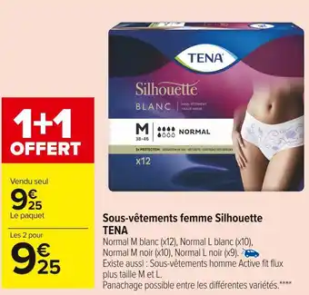 Carrefour Market Tena sous-vêtements femme silhouette offre