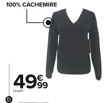 Carrefour Market Dim pull cachemire femme offre