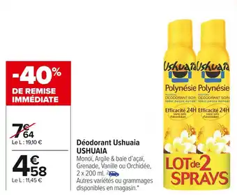Carrefour Market Ushuaia déodorant ushuaia offre