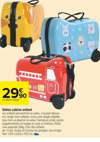 Carrefour Market Valise cabine enfant offre