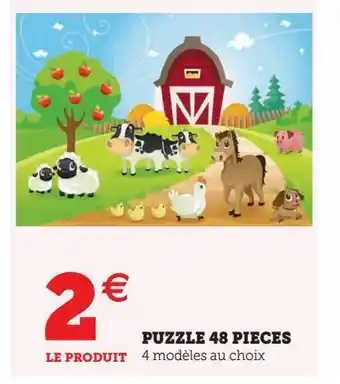 Hyper U Puzzle 48 pieces offre