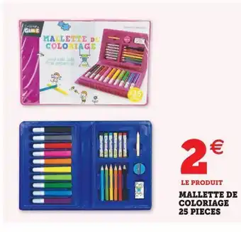 Mallette de coloriage 25 pieces