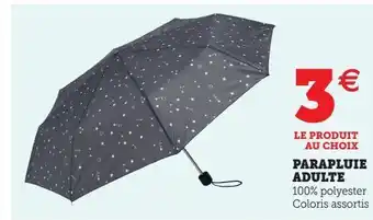 Hyper U Parapluie adulte offre
