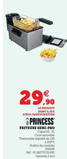 Hyper U Friteuse semi-pro offre