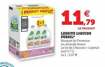 Hyper U Lessive liquide persil* offre