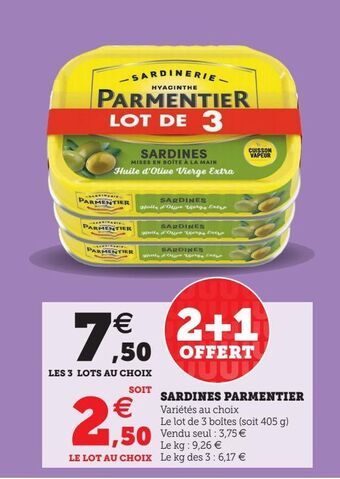 Hyper U Sardines parmentier offre