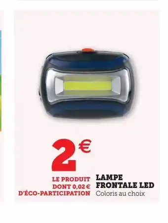 Lampe frontale led