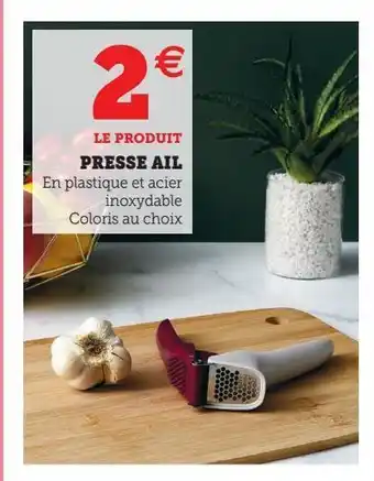 Super U Presse ail offre