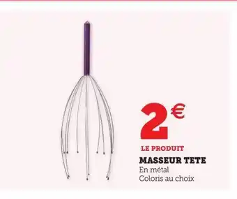 Super U Masseur tete offre