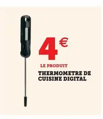 Super U Thermometre de cuisine digital offre