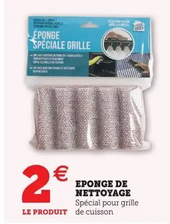 Super U Eponge de nettoyage offre