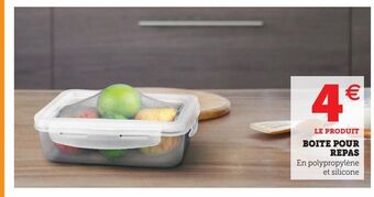 Super U Boite pour repas offre
