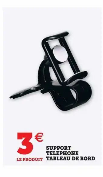 Super U Support telephone tableau de bord offre