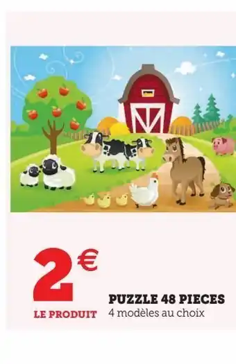 Super U Puzzle 48 pieces offre