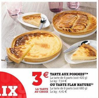 Super U Tarte aux pommes offre
