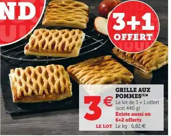 Super U Grille aux pommes offre