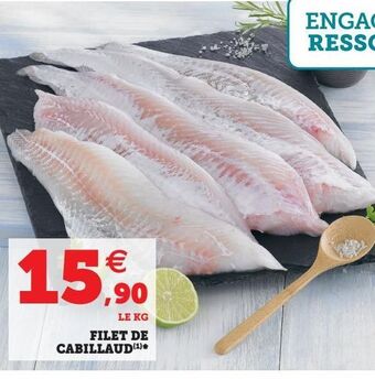 Super U Filet de cabillaud offre