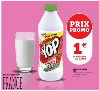 U Express Yaourt a boire yop offre