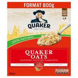 Cereales aux flocons d'avoine quaker
