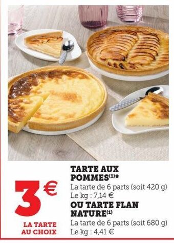 U Express Tarte aux pommes offre