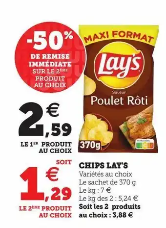 U Express Chips lay's offre