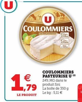 U Express Coulommiers pasteurise u offre
