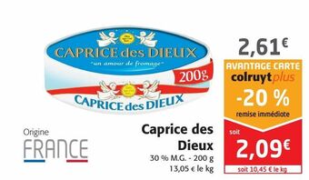 Colruyt Caprice des dieux offre