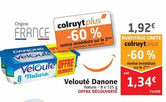 Colruyt Velouté danone offre