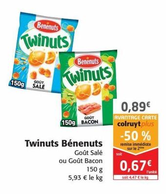 Colruyt Twinuts bénénuts offre