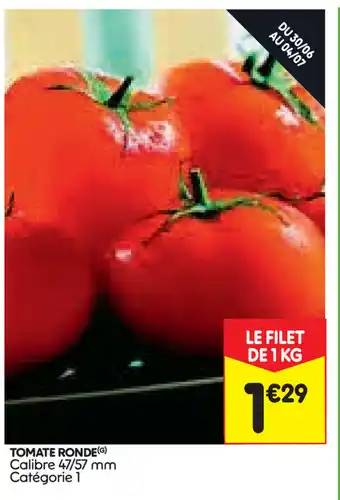 Leader Price Tomate ronde offre