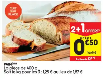 Leader Price Pain offre