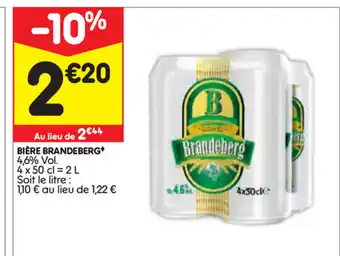 Leader Price Bière brandeberg offre