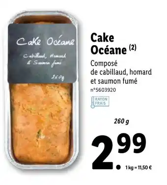 Lidl Cake océane offre