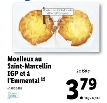Lidl Moelleux au saint-marcellin IGP et à l'emmental offre