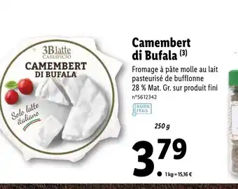 Lidl Camembert di bufala offre