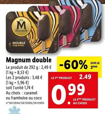 Lidl Magnum double offre