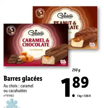 Lidl Barres glacées offre