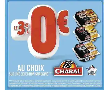 Casino Supermarchés Snacking charal offre