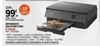 E.Leclerc Imprimante multifonctions canon offre
