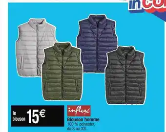 Cora x Carrefour Blouson homme influx offre