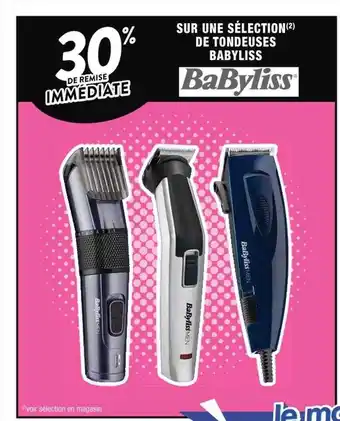 Tondeuses babyliss