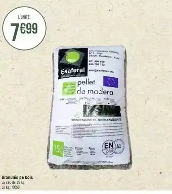 Granulés de bois