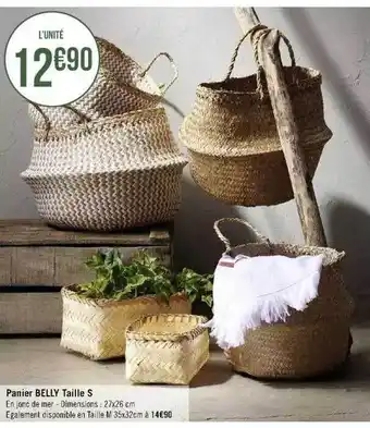 Géant Casino Panier belly taille s offre