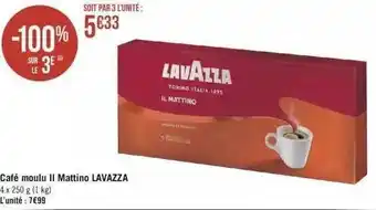 Géant Casino Café moulu il mattino lavazza offre