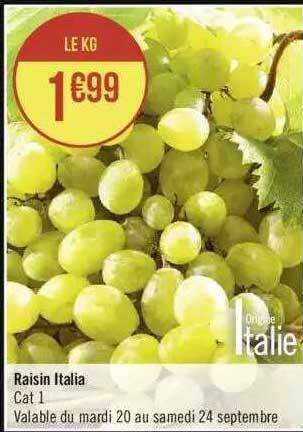 Raisin italia