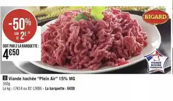 Géant Casino Viande hachée offre