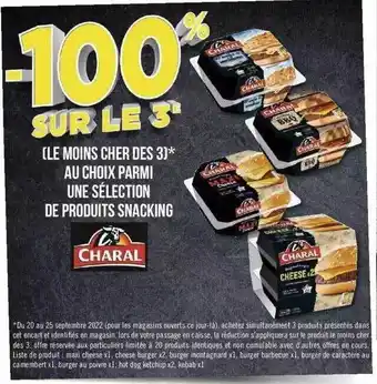 Géant Casino Produits snacking charal offre